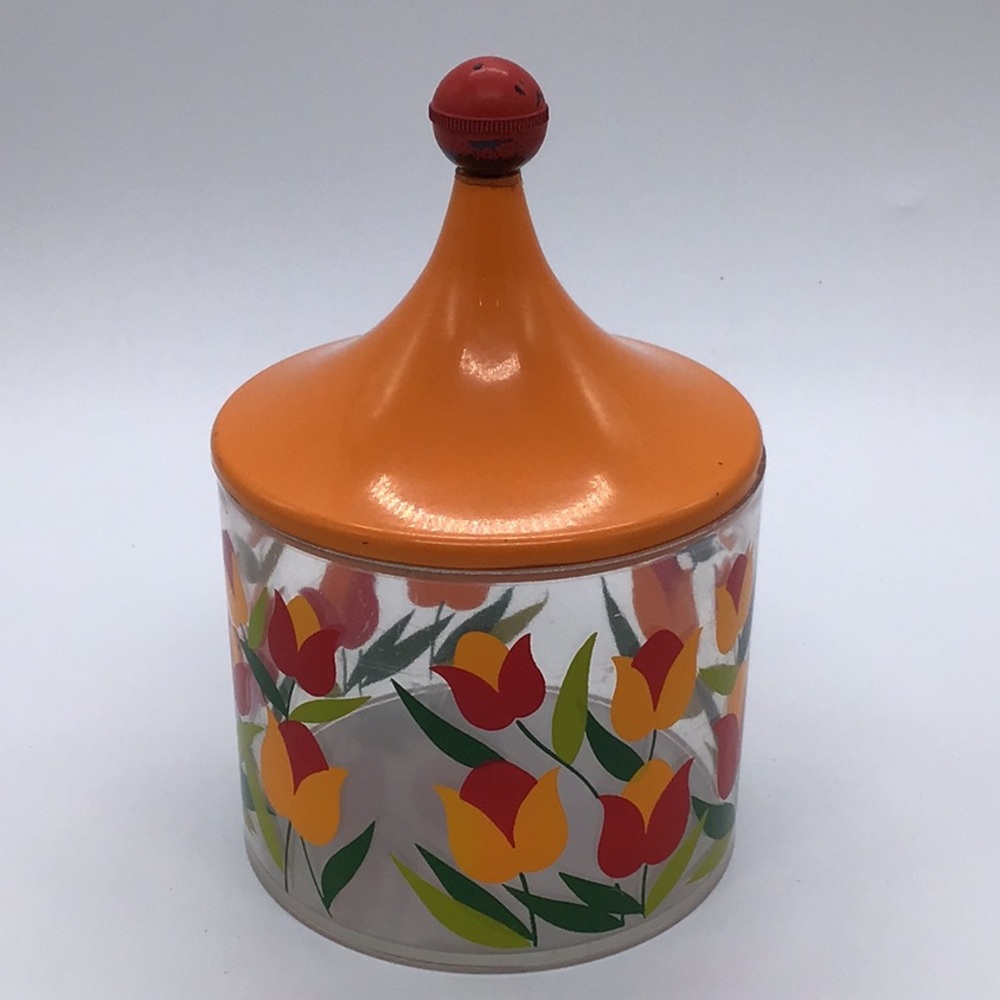 Vintage Acrylic MCM Canisters Set Of 4 - Picture 9 of 15